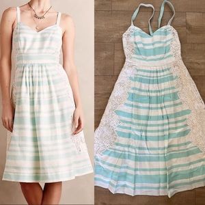 NWOT Anthropology Sea Isle Striped Dress by Moulinette Soeurs
